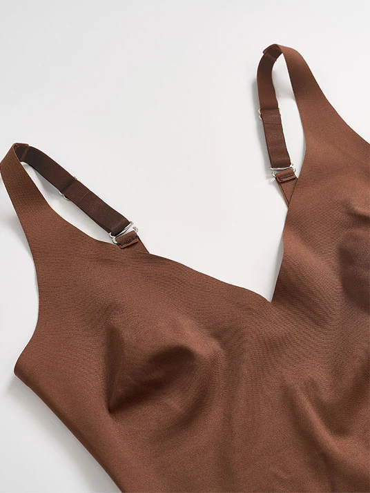 women-shapewear-v-neck-bodysuit-18 seamless shapewear