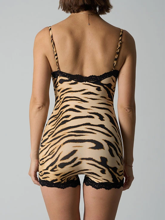 women-shapewear-yellow-tiger-bodysuit-5 seamless shapewear