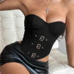 black-cool-corset-top-1 club outfit