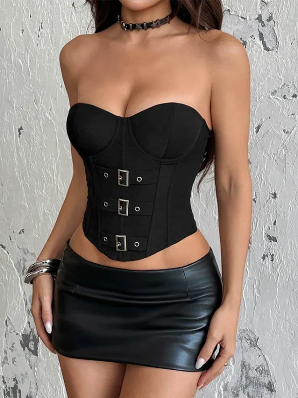 black-cool-corset-top-4 club outfit