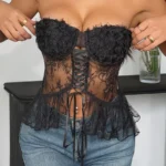 black-perspective-lace-top-2 club outfit