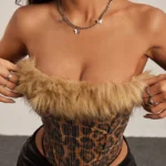 leopard-print-tube-top-4 club outfit