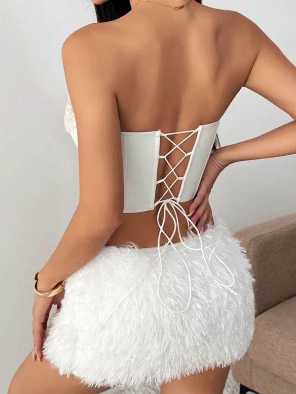 white-plush-corset-top-6 club outfit