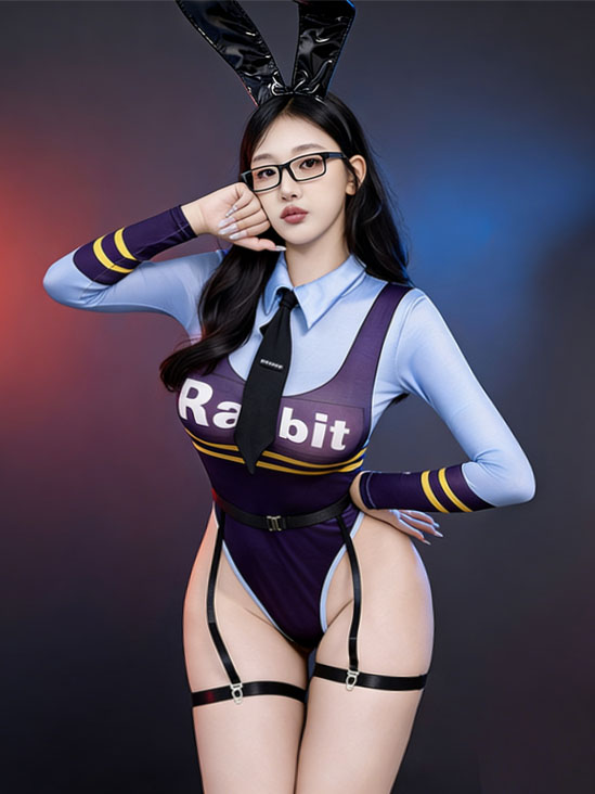 bunny-police-cosplay-bodysuit-costume-1 police lingerie costumes
