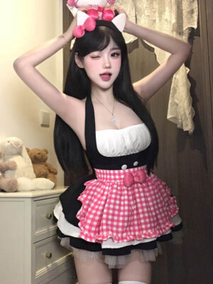 maid-cosplay-cute-kitty-suit-2 maid cosplay lingerie costumes