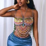 beaded-bra-candy-cake-1 Girl wear jewelry beaded bra