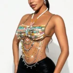 beaded-bra-fancy-girl-2 Model in decorative beaded bra top