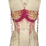 beaded-bra-hot-girl-4 Girl wear jewelry beaded bra
