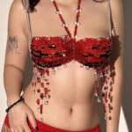 beaded-bra-night-rose-1 Girl wear jewelry beaded bra
