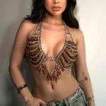 beaded-bra-princess-agate-3 Girl wear jewelry beaded bra