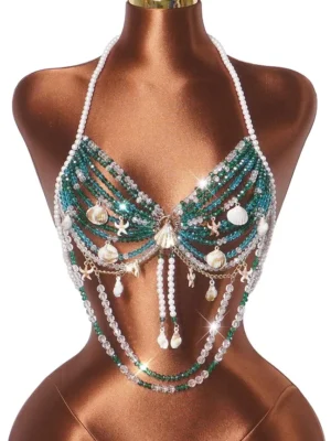 jewelry beaded bra