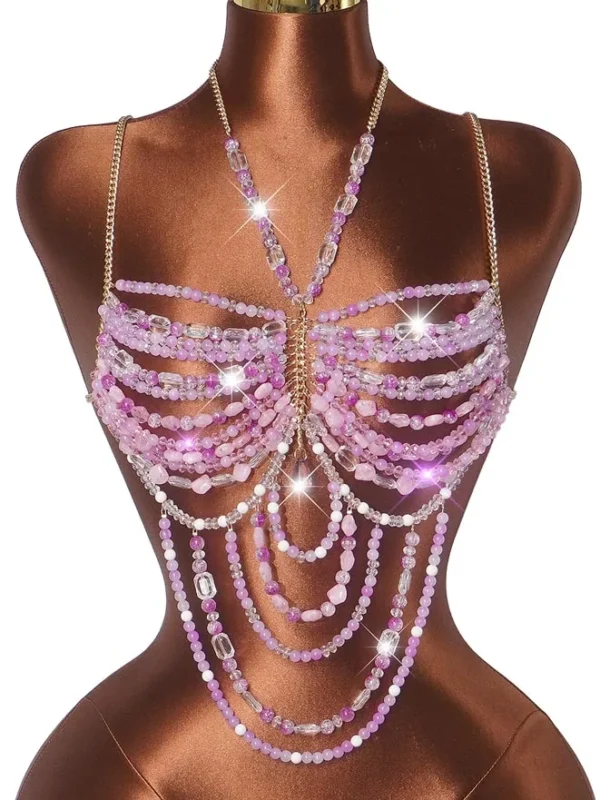 beaded-bra-sweet-girl-3 pink beaded beach bra