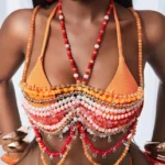 beaded-bra-tropical-style-1 Girl wear jewelry beaded bra