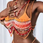 beaded-bra-tropical-style-2 Girl wear jewelry beaded bra