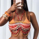 beaded-bra-tropical-style-6 Girl wear jewelry beaded bra