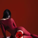 sexy-bodystocking-bownot-hollow-stocking-2 women's sexy bowknot hollow-out open crotch bodystocking sheer lace bodysuit with cutout design and bow detail lingerie