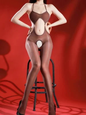 sexy-bodystocking-open-crotch-stocking-1 women's sexy open-crotch bodystocking sheer lace body suit hosiery lingerie