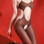 sexy-bodystocking-open-crotch-stocking-2 women's sexy open-crotch bodystocking sheer lace body suit hosiery lingerie