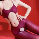 sexy-bodystocking-open-crotch-stocking-4 women's sexy open-crotch bodystocking sheer lace body suit hosiery lingerie
