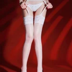 sexy-garter-stockings-suspender-floral-stockings-6 bubbleoo sexy women lace-top garter stockings for cosplay and daily outfit