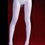 sexy-stockings-exposed-buttocks-pantyhose-6 Women's sexy exposed buttocks pantyhose with tassel detail at hips and sheer solid color hosiery open-butt lingerie with fringe trim