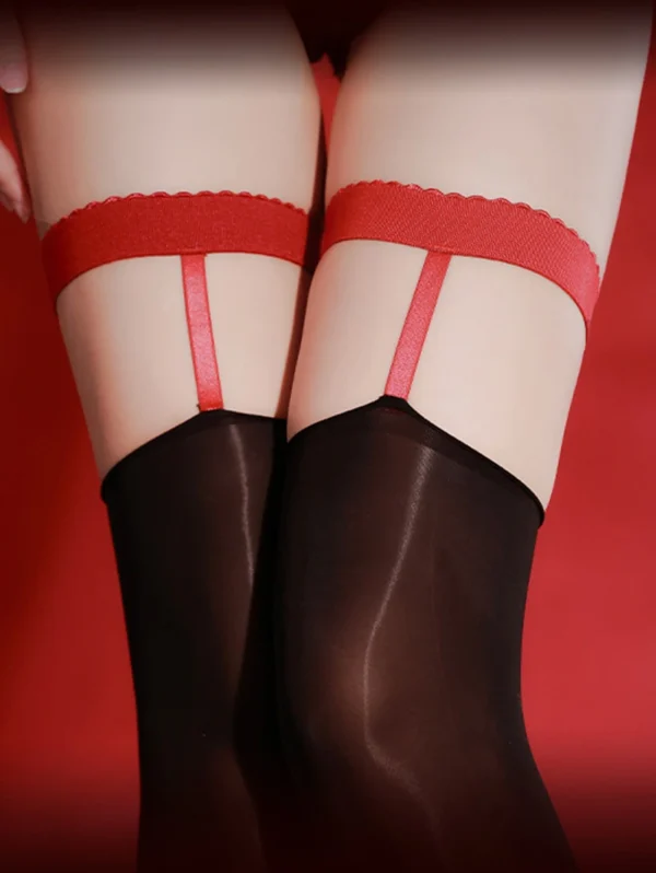 sexy-thigh-high-stockings-one-piece-stocking-3 women romantic sheer stay-up hosiery