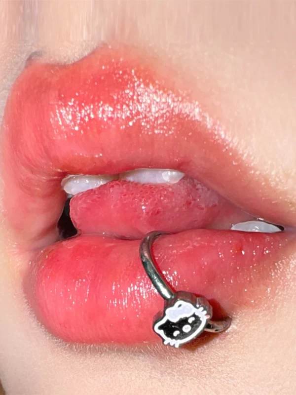 body-jeweller-cat-lip-piercing-rings-1 Bubbleoo cute kitty lip piercing jewellery