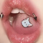 body-jeweller-cat-tongue-stud-3 Cute white cat tongue stud piercing