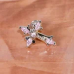 body-jeweller-cross-piercing-stud-3 Sparkling diamond cross vintage lip piercing stud