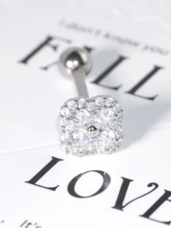 body-jeweller-flower-tongue-stud-4 Body Jewellery Flower Tongue Stud L138