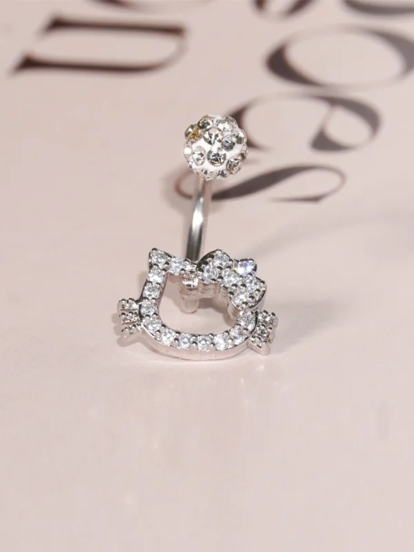 body-jeweller-hi-kitty-lip-piercing-rings-3 Bubbleoo cute kitty sparkling lip piercing rings with gems