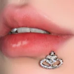 body-jeweller-planet-piercing-stud-1 Silver sparkling diamond planet ring design piercing stud
