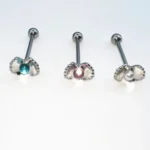 body-jeweller-shell-tongue-stud-4 Body Jewellery Shell Tongue Stud L123