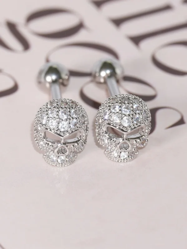 body-jeweller-skull-tongue-stud-3 Body Jewellery Skull Tongue Stud L142