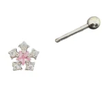 body-jeweller-snowflake-tongue-stud-3 Body Jewellery Snowflake Tongue Stud L130